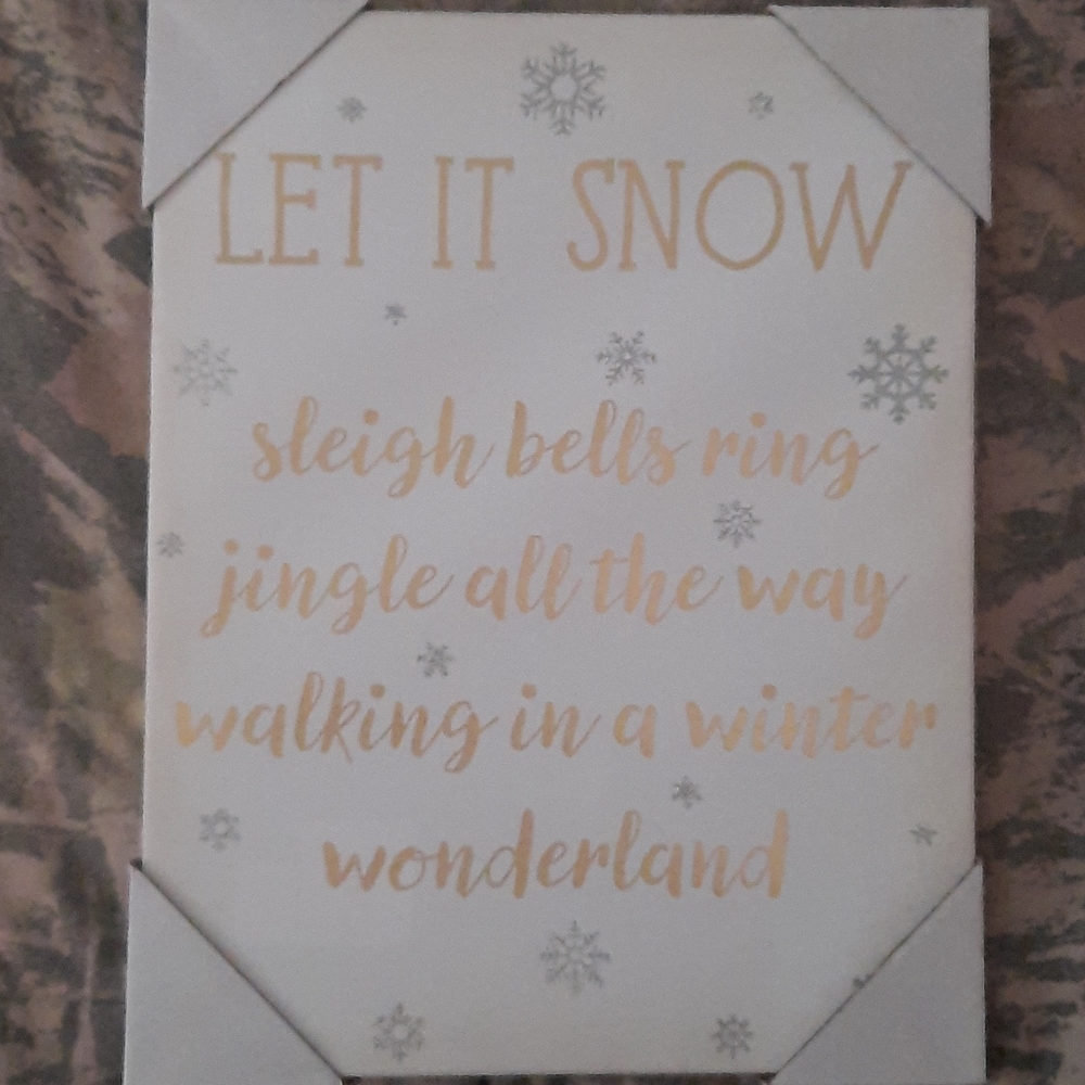 Let It Snow Canvas (H9)
